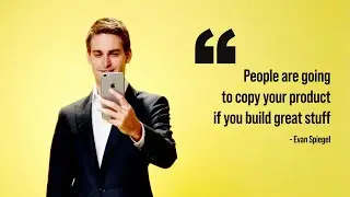 Evan Spiegel, Co-Founder of Snapchat - Innovating through Camera