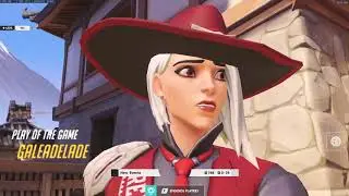 POTG! INSANE AIM - GALE ASHE GAMEPLAY OVERWATCH SEASON 24 TOP 500