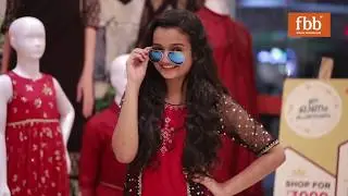 Watch Actress Meenakshi find her perfect Onam look at the fbb store