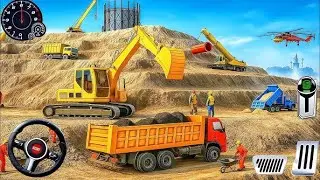 Railroad Builder Simulator 3D - Highway Excavator Construction JCB - Android GamePlay