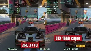 GTX 1660 Super vs. Intel Arc A770