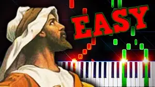 While Shepherds Watched Their Flocks by Night - EASY Piano Tutorial