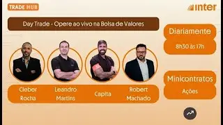 Trade HUB - TRADING AO VIVO: Mini &iacute;ndice, Mini d&oacute;lar, A&ccedil;&otilde;es, e Futuro de Bitcoin (05/01/26)