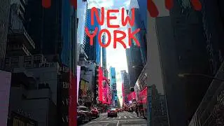 New York City Driving Tour 🚗 Manhattan Streets 🏙️ Times Square, Skyscrapers & City Vibes 🌆