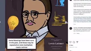 READ ALOUD and Learn About Lewis Latimer for Black History Month - Trailblazers in STEM