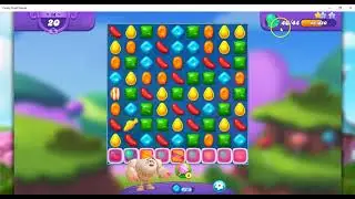FRIENDS Level 14 Audio Talkthrough,  Candy Crush Friends Saga, 20 Moves 0 Boosters