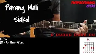 Parang Mali - Siakol (Guitar Cover With Lyrics & Chords)