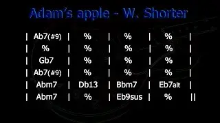 Adam's apple - W. Shorter Backing Track