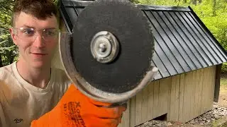 Building a Tiny House: Installing an Aluminum Roof, Wall Insulation & Interior Paneling