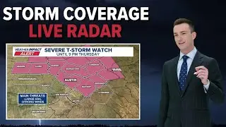 Live radar | Large hail risk for the Austin-area Thursday evening