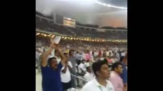 Modi in dubai Stadium jam pack