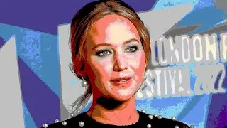 Animated Jennifer Lawrence Incredible Time Lapse