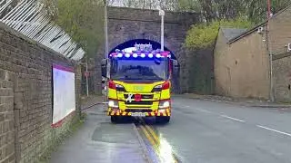 Firefighters & Police called out to Hammerton Street, Bradford after fire at an industrial building
