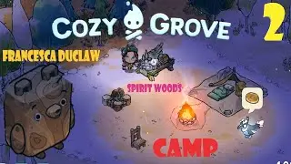Cozy Grove - P2 - Meet Francesca A New Spirit + Jeremy Gruffle Crafting Table. Spirits Quests.