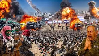 Irani Fighter Jets and Tanks Attack on Israeli Army Weapons Supply Convoy- GTA5