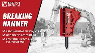 BeiYi Machinery Hydraulic Breaking Hammer | High-Impact Demolition Attachment