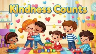 Kindness Counts 💖🤝 | Fun Kids Song About Being Kind | Happy Tales & Tunes