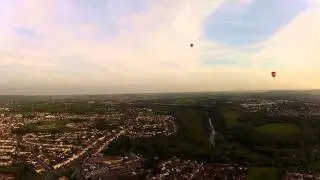 Ashton Court To Cadbury Heath By Hot Air Balloon 16th May 2014 GoPro HD