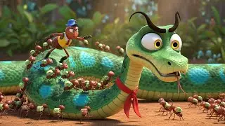 సుమతీ శతకం కథ - Snake and the Ants Story | Moral Lesson for Kids | 3D Animation | AIKooKoo