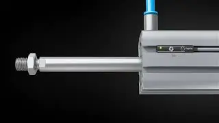Festo SDBT MSX Self Teaching Pneumatic Cylinder Sensor Walk Through