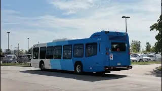 YRT 105 Dufferin North Bus Ride #1608 from Major Mackenzie Dr to Sheppard West Stn (Sept 10th, 2025)