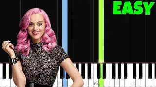 Rise - Katy Perry [Easy Piano Tutorial] - (Synthesia/Piano Cover/Sheet Music)
