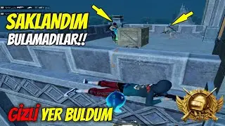 SAKLANDIM BENİ BULAMADILAR ! MUHTEŞEM MA&Ccedil; BURAK GAME SOLO SQUAD PUBG MOBİLE