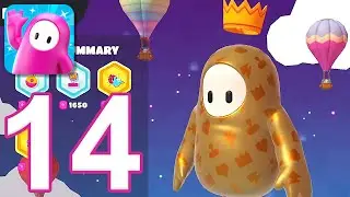 Fall Guys Mobile - Gameplay Walkthrough Part 14 - Crown Win in Squads Mode (iOS, Android)