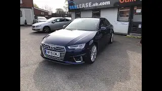 2019 Audi A4  35 TFSI S Line 4door inc. Tech Pack) (Petrol/ Manual/ Saloon) @CarLease UK - Review