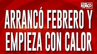 Arrancó Febrero y empieza con calor, mañana ideal para mate y playa