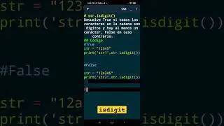 Python Strings Isdigit 