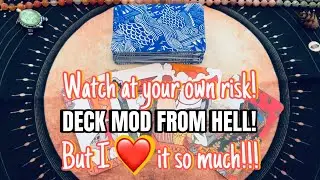DECK MOD FROM HELL and I LOVE it! ~ Aquarian Tarot