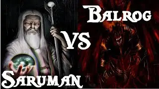 Saruman gegen den Balrog von Moria, wer Gewinnt das? / Tolkiens Welt / Fan Theorie / VS / HQ