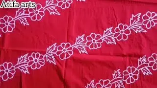 Hand Embroidery Masnad Design // New Masnad Design