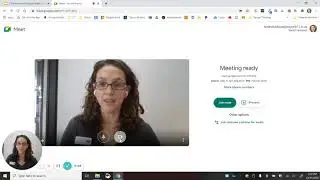 Connecting to Google Meet  Camera Settings