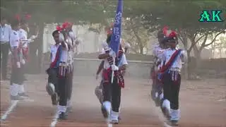 S M High school Terdal | march past | guest welcoming | AK Creation