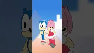 Sonic and Amy's Dramatic Date #shorts