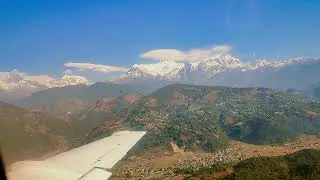 Pokhara Airport... Landing || Pokhara Domestic Airport || Pokhara Nepal