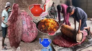 Process Of Recycling Waste Polythene Bags And Manufacture A Round Water Pots| Plastic Bags Recycling