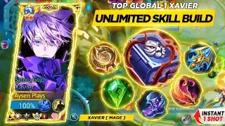 95% WINRATE!! XAVIER SOLO RANKED SECRET BUILD AND EMBLEM 😱 | XAVIER TIPS & GUIDE | XAVIER MLBB