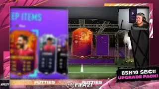 БЕЗУМНЫЙ ХЕДЛАЙНЕР В КИНО! 😱 НАБОР 85x10 улучшений!! FIFA 21 ULTIMATE TEAM