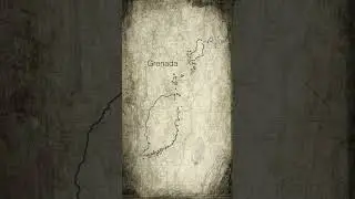 Grenada map drawing #shorts #Grenada #map #kunst #drawing #zeichnen #artist