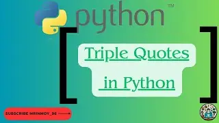 Triple Quotes in Python