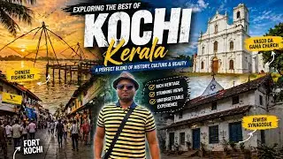 Kochi Vlog🌴| Vasco DaGama Church| Dutch Palace| Chinese fishing Nets| Best places to visit in Kochi