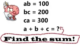 Find the Sum Without A Calculator! - Tricky Math Problem