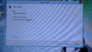 How to import videos from a camera to a computer
