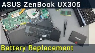 Замена батареи в ноутбуке Asus ZenBook UX305