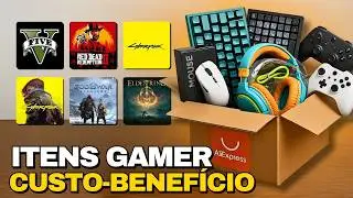 MEGA UNBOXING DE PRODUTOS GAMER - (Mouse, Teclado Magnético, Headset e mais...)