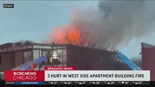 2 hurt in West Side Chicago apartment building fire
