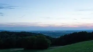 Tullnerfeld: Sonnenuntergang Zeitraffer (Sunset Time Lapse)